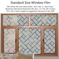 thumbnail image 4 of PVC 1879" Door Privacy Window Film Privacy Covering Non-Adhesive Static Frosted Decorative Window Glass Film for Mall Glass Wall/Glass Door/Kitchen/Privacy Window White, 4 of 8