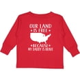 thumbnail image 3 of Inktastic Military Daddy Veteran for Son Daughter Boys or Girls Long Sleeve Toddler T-Shirt, 3 of 5