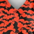thumbnail image 4 of Haut de Sarrau pour Femmes Décontracté à Col en V, Blouse Imprimée, T-Shirt à Manches Courtes, Poches, Hauts de Sarrau en Liquidation, 4 of 5