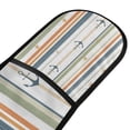 thumbnail image 4 of Yayeee Double Oven Mitt Kitchen Heat Resistant Baking 35" x7" Quilted Glove, Nautical Pattern, 4 of 6