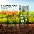thumbnail image 2 of KFFKFF Plant Cage 14in Metal Cylindrical Mesh Enclosure Garden Protection 6-Set, 2 of 9