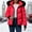 #157-Red, variant on Roncen Women's Casual Long Sleeve Cotton Coat - Waterproof Winter Jacket with Detachable Hooded Zippered Parka - Lightweight Warm Outerwear for Outdoor Activities