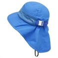 thumbnail image 4 of Baby Toddler Sun Hat UPF 50+ For Outdoor Beach Swimming/Royal Blue, 4 of 8