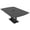 Asian Night w/Matte Black Base with Electric, variant on 6 Person Arc Rectangle Meeting Room Table Square Metal Base w/Electric