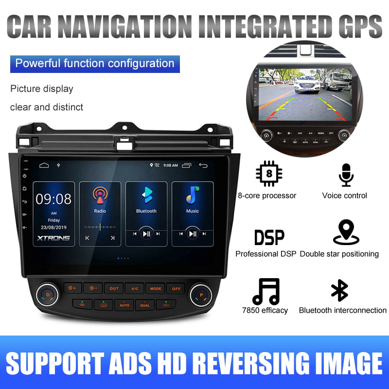 XTRONS 9 Inch Touch Display Car Stereo Android 8.1 Octa Core 32GB ROM Multimedia Receiver 4K Video Player GPS Navigation Supports DVR Backup Camera OBD 4G WiFi for Ford Focus 