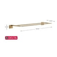 thumbnail image 4 of Delta Vero 24" Double Towel Bar, Champagne Bronze, 4 of 4