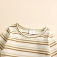 thumbnail image 5 of Newborn Baby Bodysuit Outfit Knit Long Sleeve Tops Set Infant Girl Fall Clothes, 5 of 7
