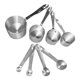 thumbnail image 1 of Juego combinado de taza y cuchara medidoras totalmente revestido de acero inoxidable, 1 of 8