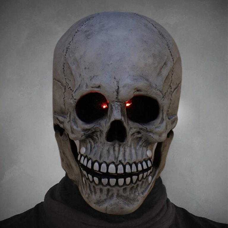 3D Skeleton Mask Scary Skull Balaclava Ghost Skull Cosplay Costume  Halloween Party Full Face Mask