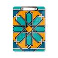 thumbnail image 1 of Maroc Style Fleur Motif Presse-Papiers Dossier Écriture Pad Support Plaque A4, 1 of 4