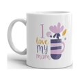 thumbnail image 2 of I Love My Mom Coffee Tea Ceramic Mug Office Work Cup Gift 15 oz, 2 of 3
