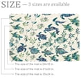 thumbnail image 2 of Small Washable Kitchen Rug, Ocean Turtle Seamless Pattern Indoor Door Mats for Entryway, Non Slip Area Rug Floor Carpet for Entrance Bathroom Bedroom, 2 of 7