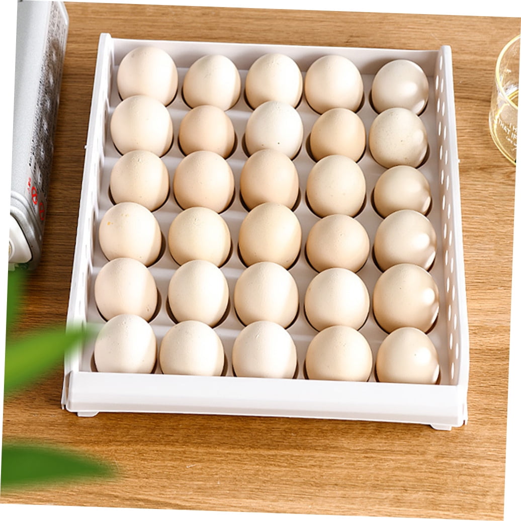 UPKOCH Shatterproof Egg Tray Kitchen Egg Holder Plastic for Egg Protection 1 Set