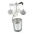 thumbnail image 1 of Portavelas giratorio perfecl Candelabro de Metal y vidrio, 1 of 8
