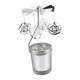 thumbnail image 1 of Portavelas giratorio de metal Portavelas de luz de té para decoración de adorno de escritorio flores, 1 of 9