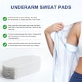thumbnail image 3 of LinenLoon Coussinets Anti-Transpiration pour Aisselles, Coussinets Anti-Transpiration pour Femmes et Hommes [100 Paquets], Jetables Premium Absorbants, Confortables Non Parfumés, Invisibles, Protection Anti-Transpiration, Blanc, 3 of 5