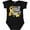 AB-Black, variant on Inktastic Chilhood Cancer Awareness Yippee No More Chemo for Me Boys or Girls Baby Bodysuit