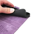 thumbnail image 7 of Nalacover Wallet Case with Wrist Hand Strap for Samsung Galaxy S23 FE Purse Case, Premium PU Leather Shockproof Flip Kickstand Cover with Card Slots Holder Case for Galaxy S23 FE, Purple, 7 of 7