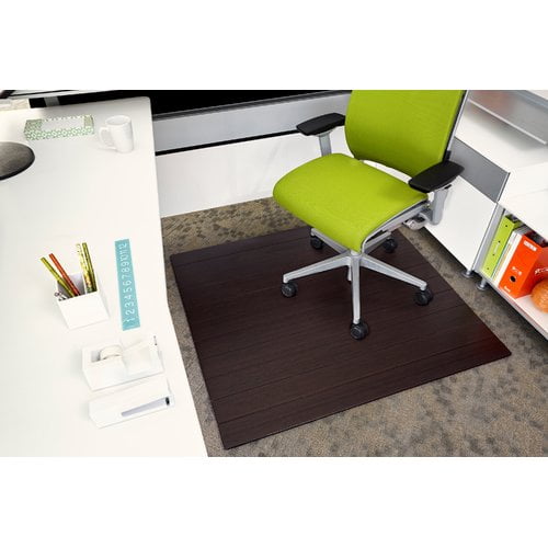 Symple Stuff Bamboo Office Chair Mat Walmart Com