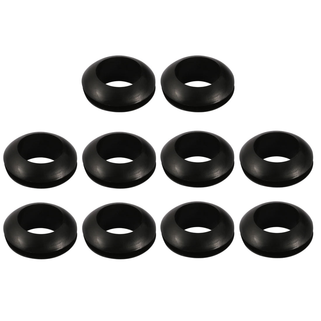 uxcell 15pcs Wire Protective Grommets Black Rubber 20mm Double Sided Grommet uxcell 15pcs Wire Protective Grommets Black Rubber 20mm Double Sided Grommet