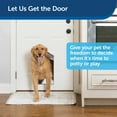thumbnail image 3 of PetSafe Freedom Aluminum Pet Door - X-Large - White, 3 of 7