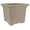 Sandstone, variant on Exlonjet 15.5 Inch Accent Square Planter - Lightweight Decorative Outdoor Plant Pot with Drainage for Front Porch, Deck, Patio, Chocolate