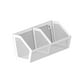 thumbnail image 1 of Cesta colgante de pared, organizador de cocina, elegante, versátil, para montaje en pared, ahorra espacio. Cuadrícula blanca 2, 1 of 9