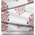 thumbnail image 3 of Soimoi Cotton Poplin Fabric Leaves & Floral Block Fabric Prints by Yard 42 Inch Wide, 3 of 3