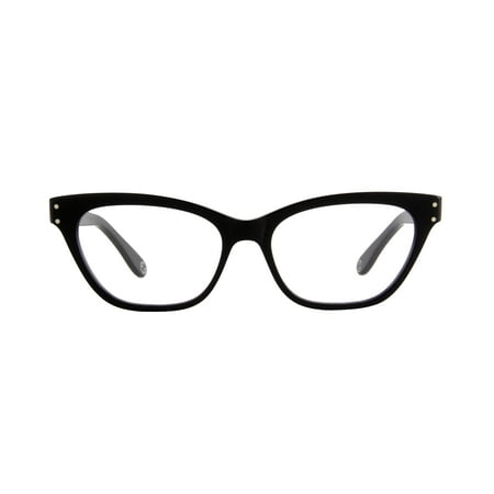 Gucci GG 0570O 005 Black Plastic Cat-Eye Eyeglasses 52mm