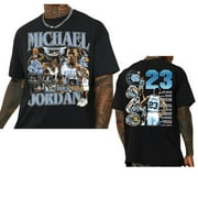 Jordan North Carolina T Shirt - Vintage Michael Jordan UNC Unisex Heavy Cotton Tee