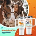 thumbnail image 2 of Horse Gifts for Women Girls, Horses Keep Me Stable Tumbler Cup 40oz, Christmas Birthday Gifts for Horse Riding Lovers, Just a Girl Who Loves Horses Gift Cup, 2 of 7