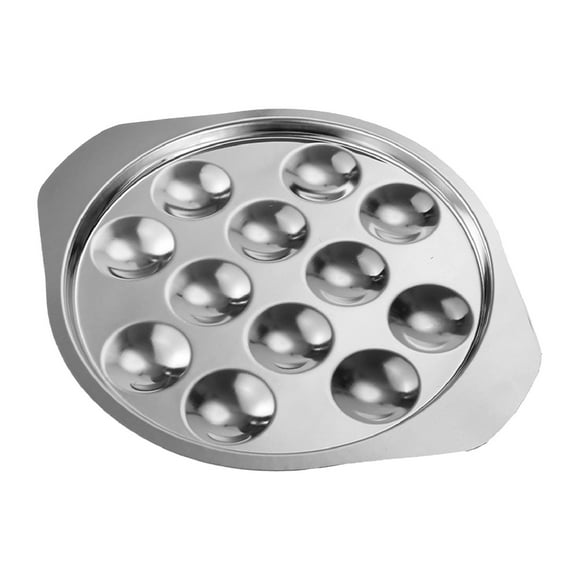 Set Dish Utensils Escargot Baking Tray Cooking Set Dish Steel Plate Escargot Baking Dish Escargot Metal Plate Set Tongs Forks Food Stainless Steel Korean Kitchenware Set Cooker Hood Metal Mesh Grease
