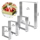 thumbnail image 4 of Molde para tartas redondo, cuadrado, ovalado, de acero inoxidable, para perforar, forma de anillo para tarta, anillo de torre, anillo para tarta, anillo para mousse, 4 of 5