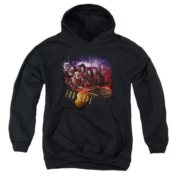 Farscape Graphic Collage Youth Pullover Hoodie Sweatshirt Black