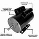 thumbnail image 2 of Motor Eléctrico Weg Bifásico 2 Hp En Baja Con Cuñero 110/220V, 2 of 5