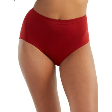 Women's Bali 803J Comfort Revolution Microfiber Brief Panty (Vintage Car Red 10/11)