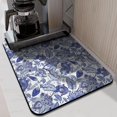 thumbnail image 2 of Washable Rubber Multicolored Flower Leaves Dish Drying Mats for Kitchen Counter Home Large Coffee Bar Pad Accessories and Decor for Utensils Stemware 18''x24'', 2 of 7