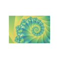 thumbnail image 2 of CADecor Yellow And Green Spiral Fractal Wall Tapestry Wall Hanging Wall Art Home Decor 60x80 inches, 2 of 2