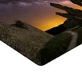 thumbnail image 2 of Ambesonne Antique Fitted Sheet, Roman Ruins at Night, Twin XL Size, Indigo, 2 of 3