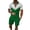 Green, variant on Vedolay men's summer shorts sets Mens Short Outfits 2 PC Summer Tracksuit Short Sleeve Polo Shirt Shorts Set,Black M