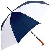 Elite Series 60" All-Weather Navy White Auto Open Golf Umbrella GFUM60NWLT