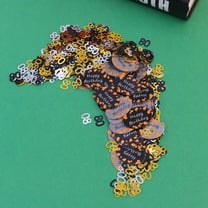 Raindrops Plastic Confetti Set with Assorted Colors for Party Decoration Shiny and Smooth 80 Pieces