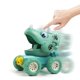 thumbnail image 2 of Coche de dinosaurio inercial Zulema Triceratops verde, 2 of 5