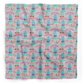 thumbnail image 1 of Bimba Gray Text & Bunny Kids Pure Silk Printed Head Bandanas Summer Neck Wrap Scarf 40 x 40 Inches, 1 of 6