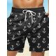 thumbnail image 4 of 2024 nuevos pantalones cortos de tabla para hombres, pantalones cortos de baño, bañadores, cintura con ancla, secado rápido, cortos, vacaciones, playa, hawaianos, informales, microelásticos, 4 of 4