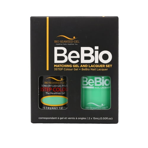 Bio Seaweed Matching Gel Polish & Nail Lacquer "Granny Smith #19"