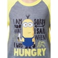 thumbnail image 4 of Despicable Me Boys' Minions Sorry I Was Hungry Raglan Sleep Pajama Set, 4 of 7
