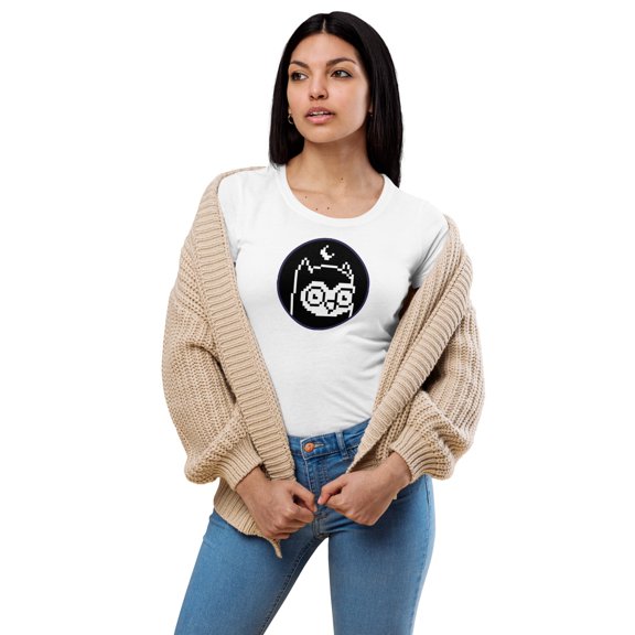 MOONBIRDS Women’s fitted t-shirt