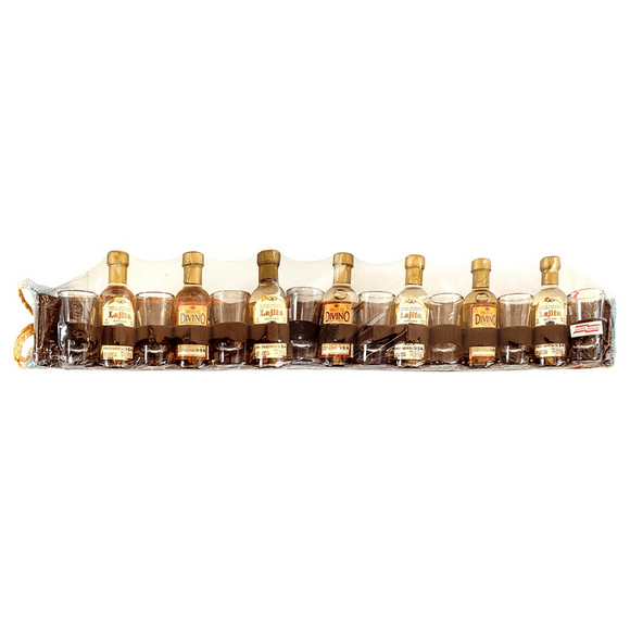 Mezcal Divino licores veracruz Carrillera Oaxaqueña con 7 Miniaturas