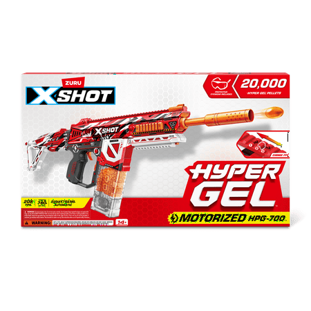 XSHOT Hyper Gel HPG-700 Blaster, Outdoor, (20,000 Hyper Gel Pellets) by ZURU, Ages 14+